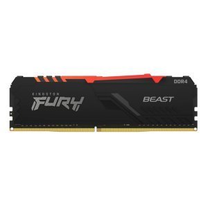 MEMÓRIA 8GB DDR4 3600MHZ KINGSTON FURY BEAST RGB, BLACK - KF436C17BBA/8 - Imagem 4