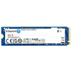 NVME 2TB KINGSTON NV3, M.2 2280, PCIE GEN 4X4, LEIT 6000MB/S, GRAV 5000MB/S - SNV3S/2000G - Imagem 2