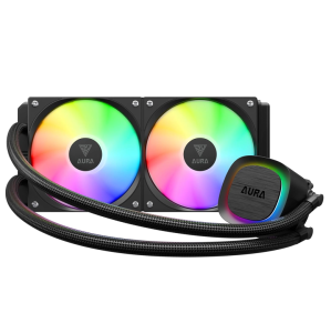 WATER COOLER 240MM GAMDIAS AURA GL 240 V2, RGB, BLACK - AURA GL 240 V2 - Imagem 4