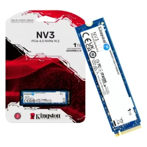 NVME 1TB KINGSTON NV3, M.2 2280, PCIE GEN 4X4, LEIT 6000MB/S, GRAV 4000MB/S - SNV3S/1000G